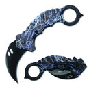 10 Units Elitedge Karambit Sharp 420C Curved Blade Mix Colors SDP Inc