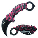 10 Units Elitedge Karambit Sharp 420C Curved Blade Mix Colors SDP Inc