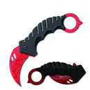 10 Units Elitedge Karambit Sharp 420C Curved Blade Mix Colors