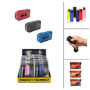 Bulk discount pricing for the Jolt 4 in 1 stun gun and hard-case key-chain pepper sprays for women and men.