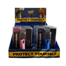 15) Streetwise Mixed Colors 18% Pepper Spray with Counter Display Option SDP Inc