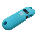 Bulk wholesale pricing for the teal colored Smart stun gun with power meter LED lights.