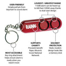 18 Units RAINN Sabre Personal Alarm with Key Ring SDP Inc