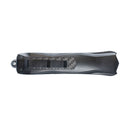 Carbon fiber automatic OTF knife closed position belt clip