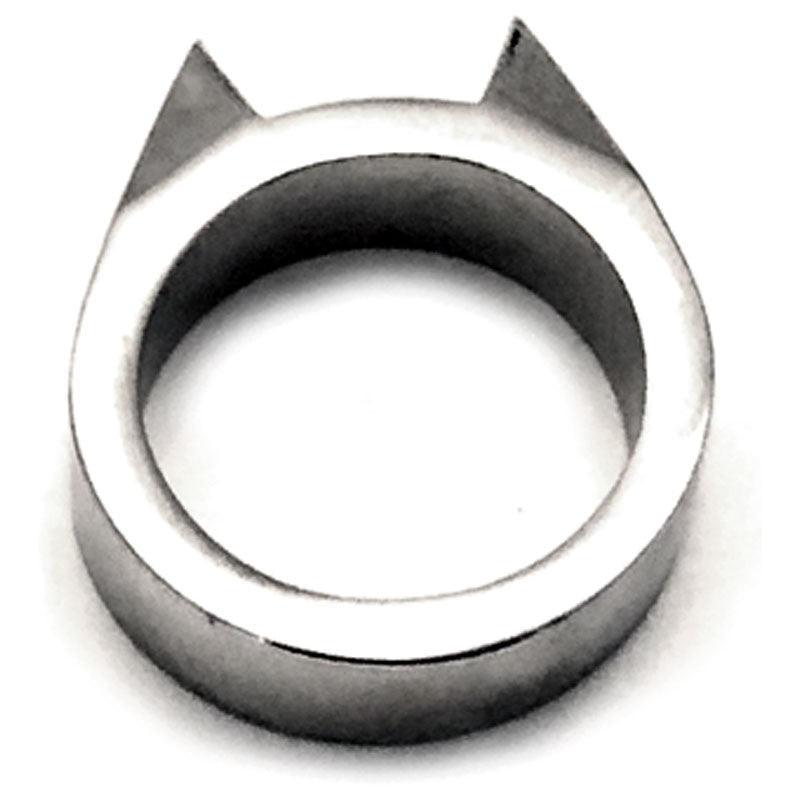 Cat Ears Self Defence Ring - Silver