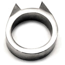 Cat Silver Color Defense rings value pack of 3 Self Defense Products Inc