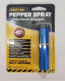 Cheetah lipstick pepper spray in blue color