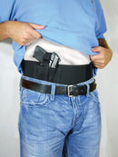 Conceal Carry Waste Belly Band for Men to Carry Handgun with Permit