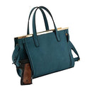 Cora conceal Carry Purse pocket for handgun in Teal color