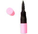 Covert Lipstick with hidden knife in color pink and black open