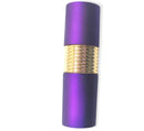 Covert Lipstick with hidden knife in color purple and gold