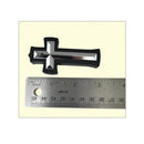 Streetwise cross necklace with hidden spy camera size comparison