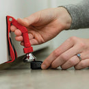 The DoorJammer is a new unique portable door security device for anyone needing privacy and security. It is an ideal solution for people traveling, working, or at home.