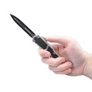 Double edge automatic OTF knife in hand
