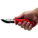 Fire fighter rescue Knife in hand