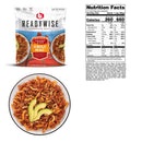 Food pouch desert high chili mac with beef annotation