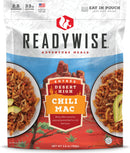 Food pouch desert high chili mac with beef
