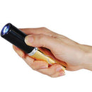 Gold color lipstick stun gun for women self defense protection.