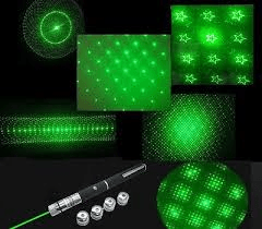 Green Laser Pointers with Extra Pattern Lens Caps