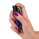 Guard dog bling it on pepper spray in hand