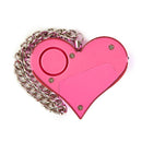 Heartbreak alarm quick-pull activation allows the user to swiftly pull the key chain to sound the alarm in a frenzy.