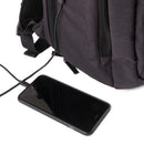 Guard dog proshield smart bulletproof backpack in black color with a smart phone