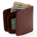 Guard Dog RFID Brown Small Wallet Tri fold