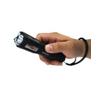 Jolt lighting rod stun gun flashlight in hand