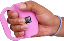 Jolt Pink Protector stun gun in hand
