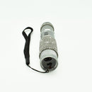 High power electrode flashlight stun gun with rhinestones.