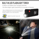 Knight light alarm and flashlight blinding light