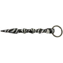 Kubaton keychain with zebra print design