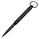 Kubaton Keychain with disguised hidden knife in black color