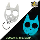 Glow in the dark Streetwise My Kitty self-defense key-chain.