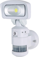 The Streetwise NightWatcher SWNW720 uses patented robotic lighting technology to protect your property by causing a super-bright security light to lock on and follow an intruder.