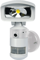 Nightwatcher robotic WIFI light with HD camera and LED Light.