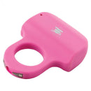 On Line Pink sting ring stun gun with holster front view