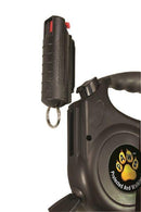 Paws retractable dog leash pepper spray