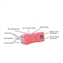 Pink Lifeguard Stun gun diagram