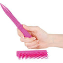 Pink Color Plastic Comb with Hidden Knife