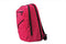 Pink bulletproof backpack for students and adults personal self defense protection as needed. Side view shown.