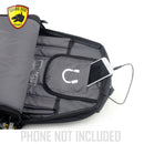 Pink Pro Shield 2 bulletproof backpack with cell phone pocket