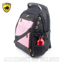 Pink Pro Shield 2 bulletproof backpack side view