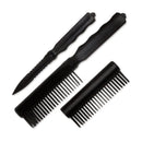 Plastic Brush with hidden knife in color black
