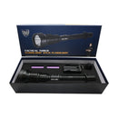 Police force tactical torch stun gun flashlight packaging