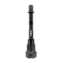 Police force tactical torch stun gun flashlight vertical view