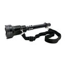 Police force tactical torch stun gun flashlight with straps