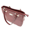 Radiant wine color conceal carry purse