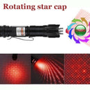Red Laser Pointer Pen Astronomy 2 miles Laser Light rotate cap diagram