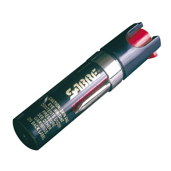 Sabre advanced 3 in 1 pepper spray with clip for self defense protection.